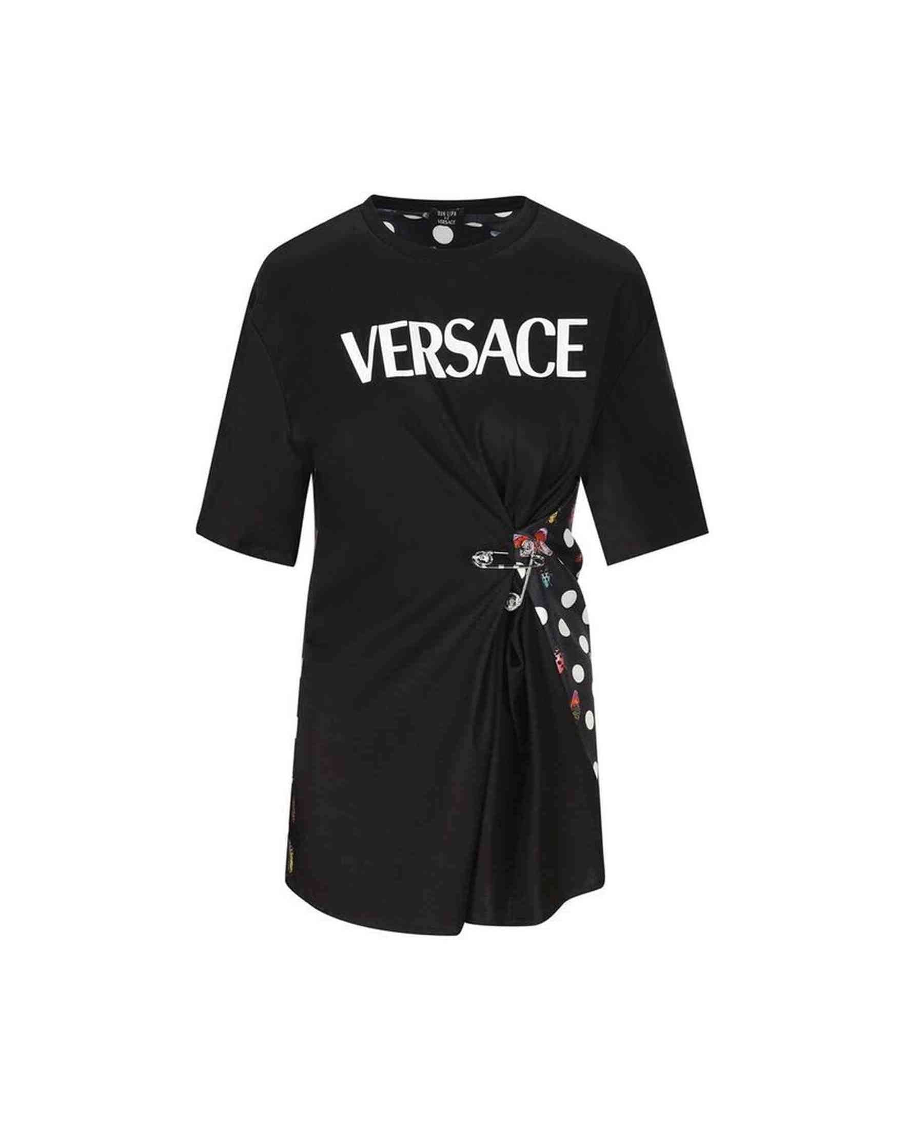 Versace X Dua Lipa Butterfly Print T-Shirt Glam Steals