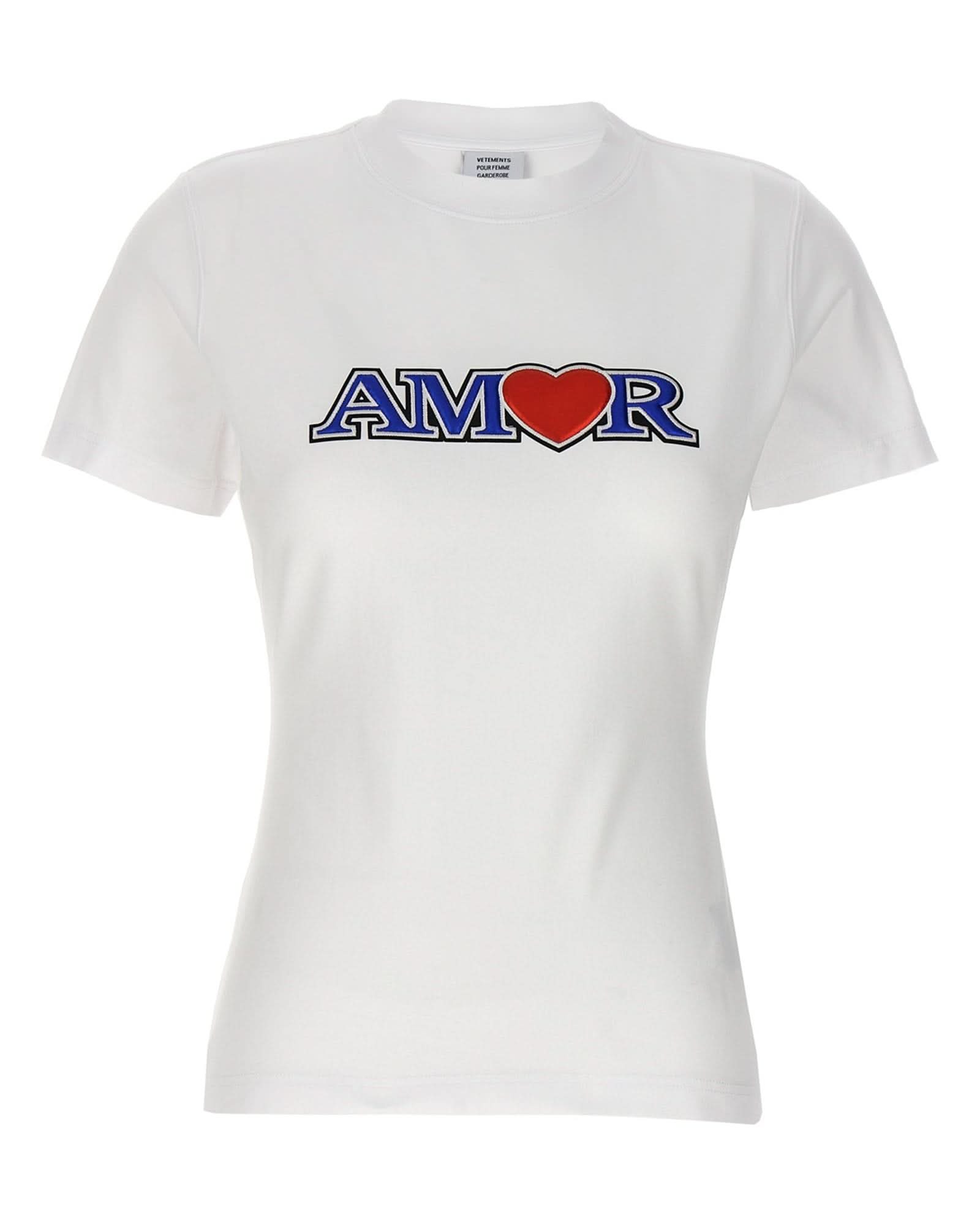 Vetements Amor T-shirt Glam Steals