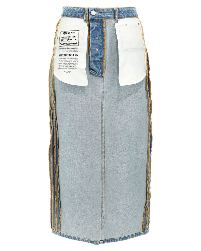 Vetements Inside Out Skirt Glam Steals