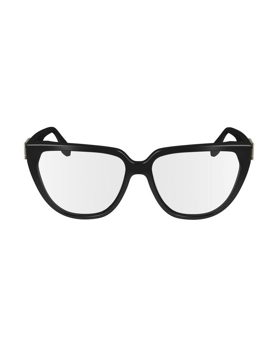 Victoria Beckham Black Acetate Optical Frame Eyeglasses