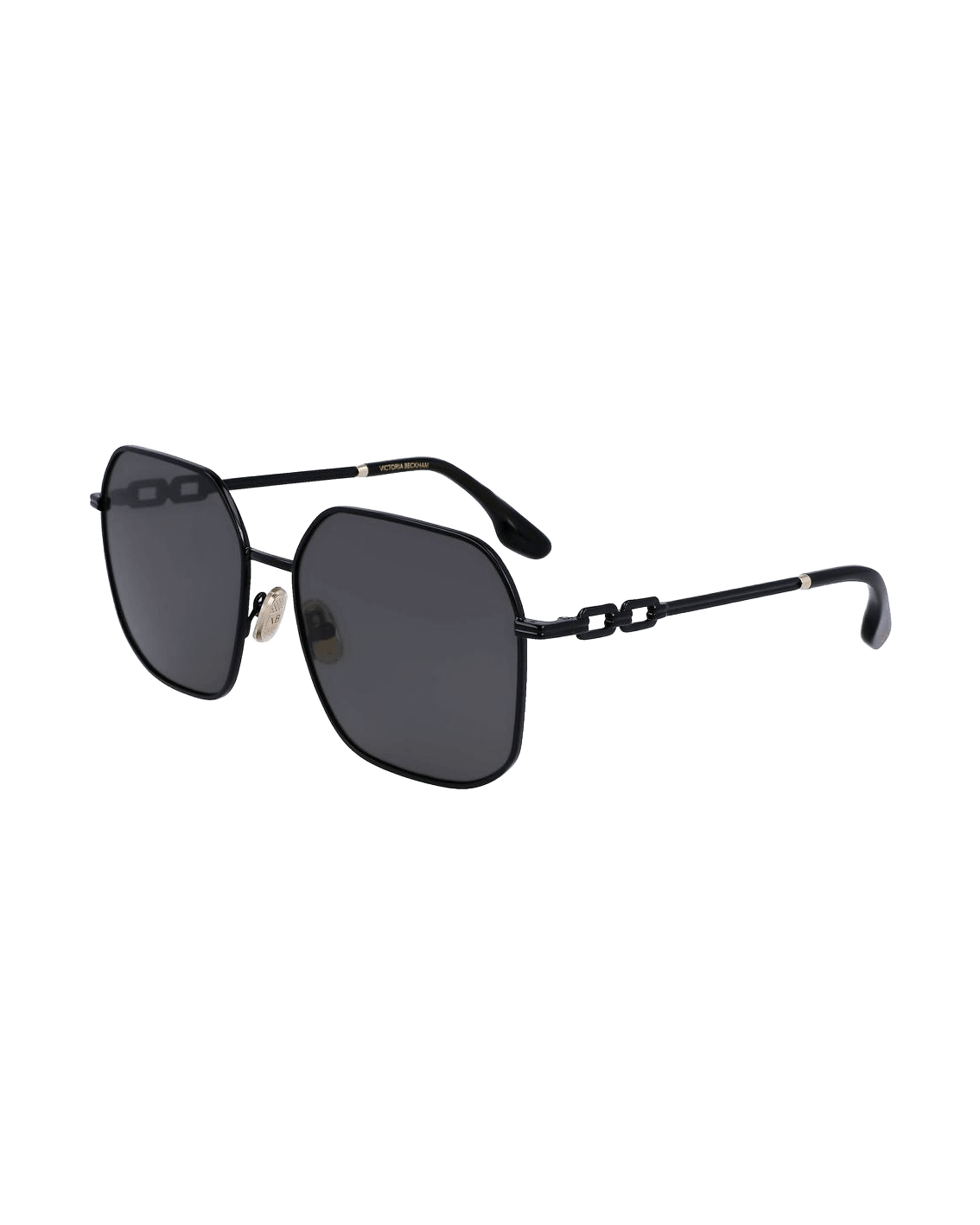 Victoria Beckham Black Metal Sunglasses Sunglasses