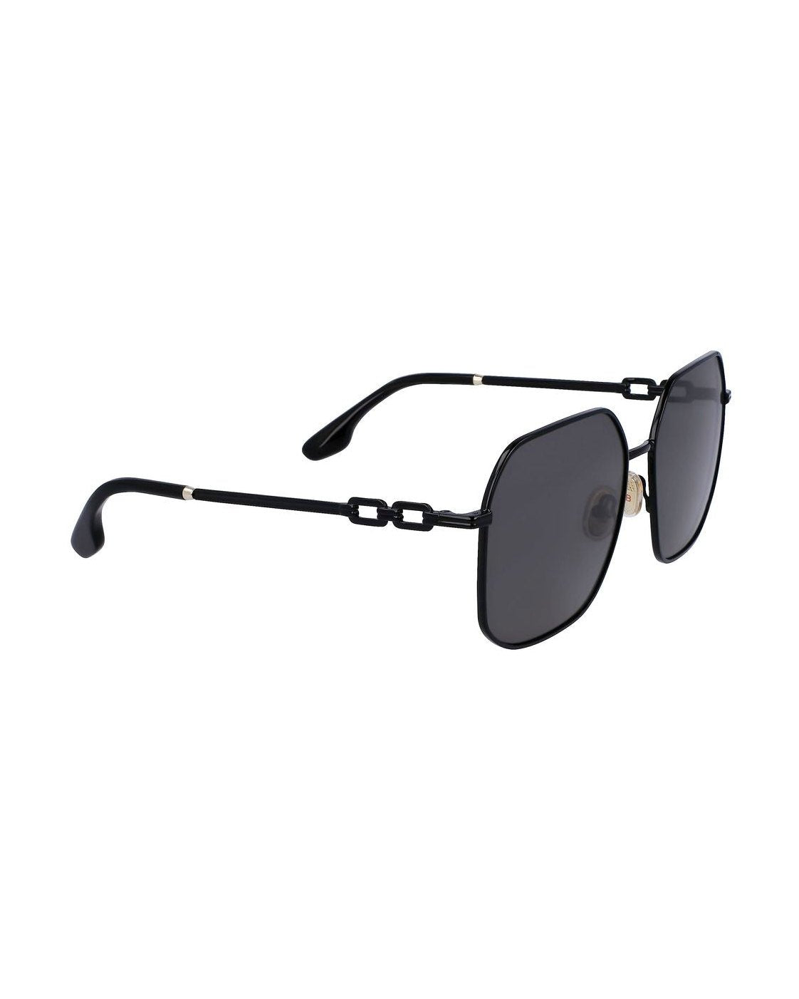 Victoria Beckham Black Metal Sunglasses Sunglasses