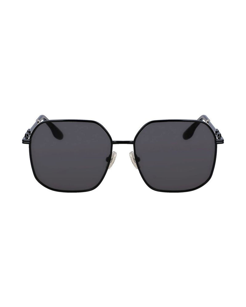 Victoria Beckham Black Metal Sunglasses Sunglasses