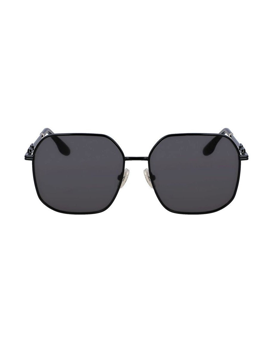 Victoria Beckham Black Metal Sunglasses Sunglasses