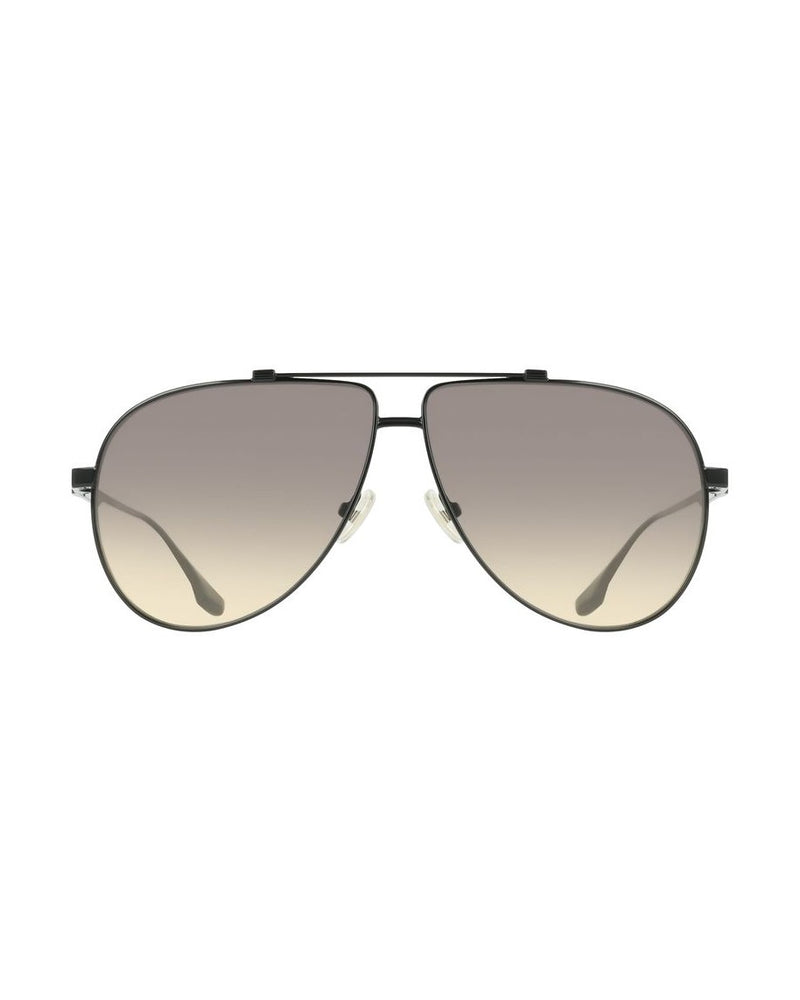 Victoria Beckham Black Metal Sunglasses Sunglasses