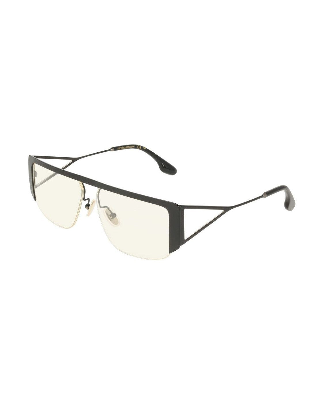 Victoria Beckham Black Metal Sunglasses Sunglasses