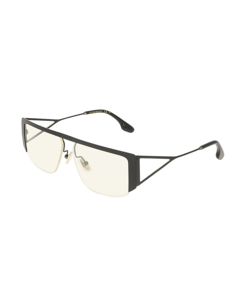 Victoria Beckham Black Metal Sunglasses Sunglasses