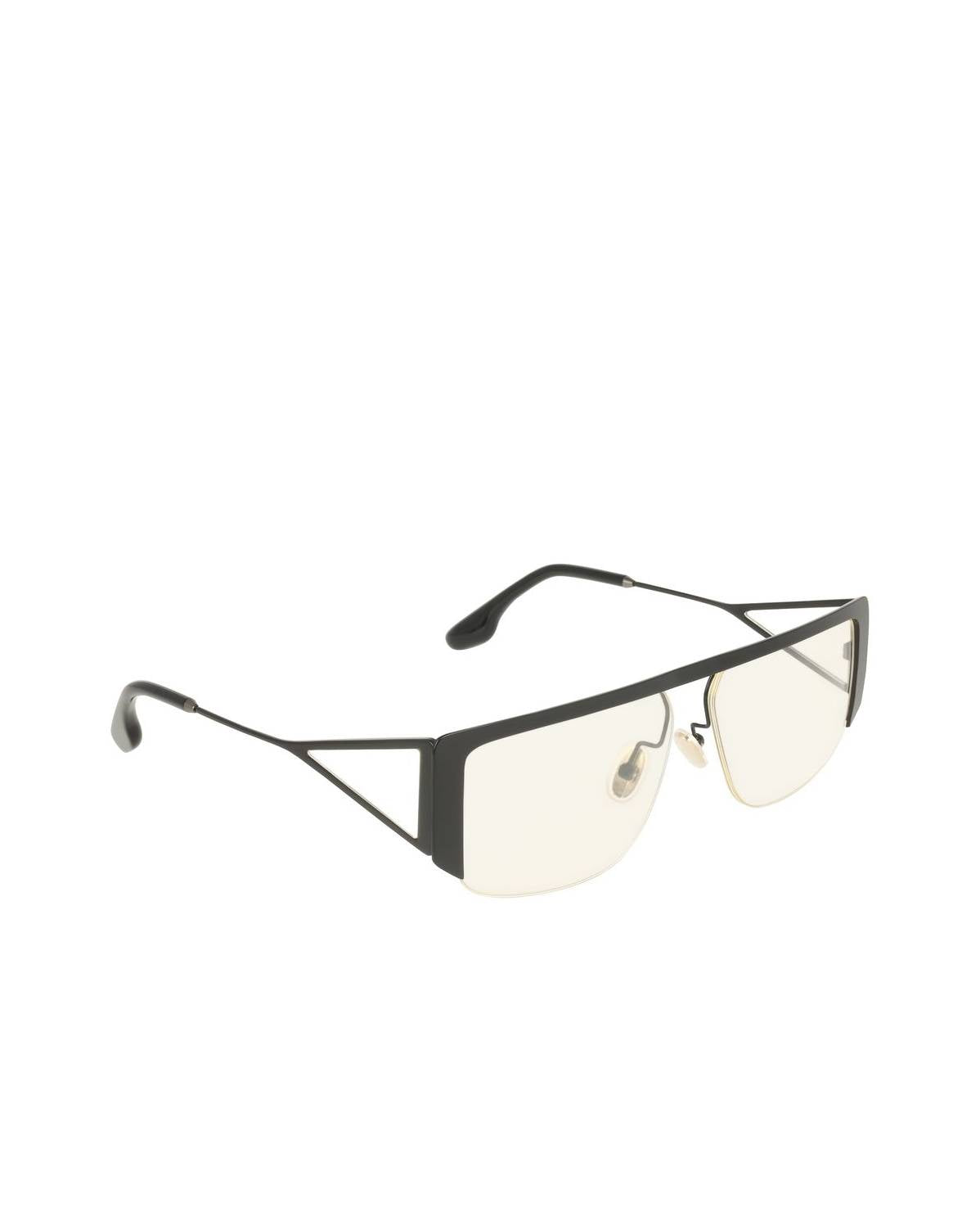 Victoria Beckham Black Metal Sunglasses Sunglasses