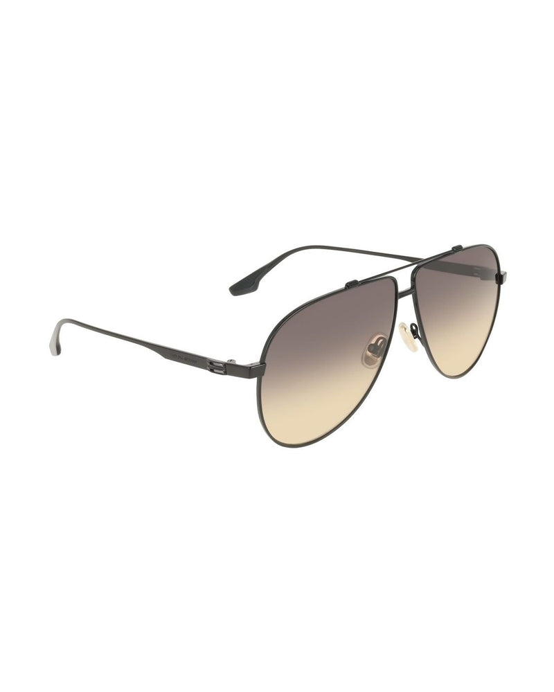 Victoria Beckham Black Metal Sunglasses Sunglasses