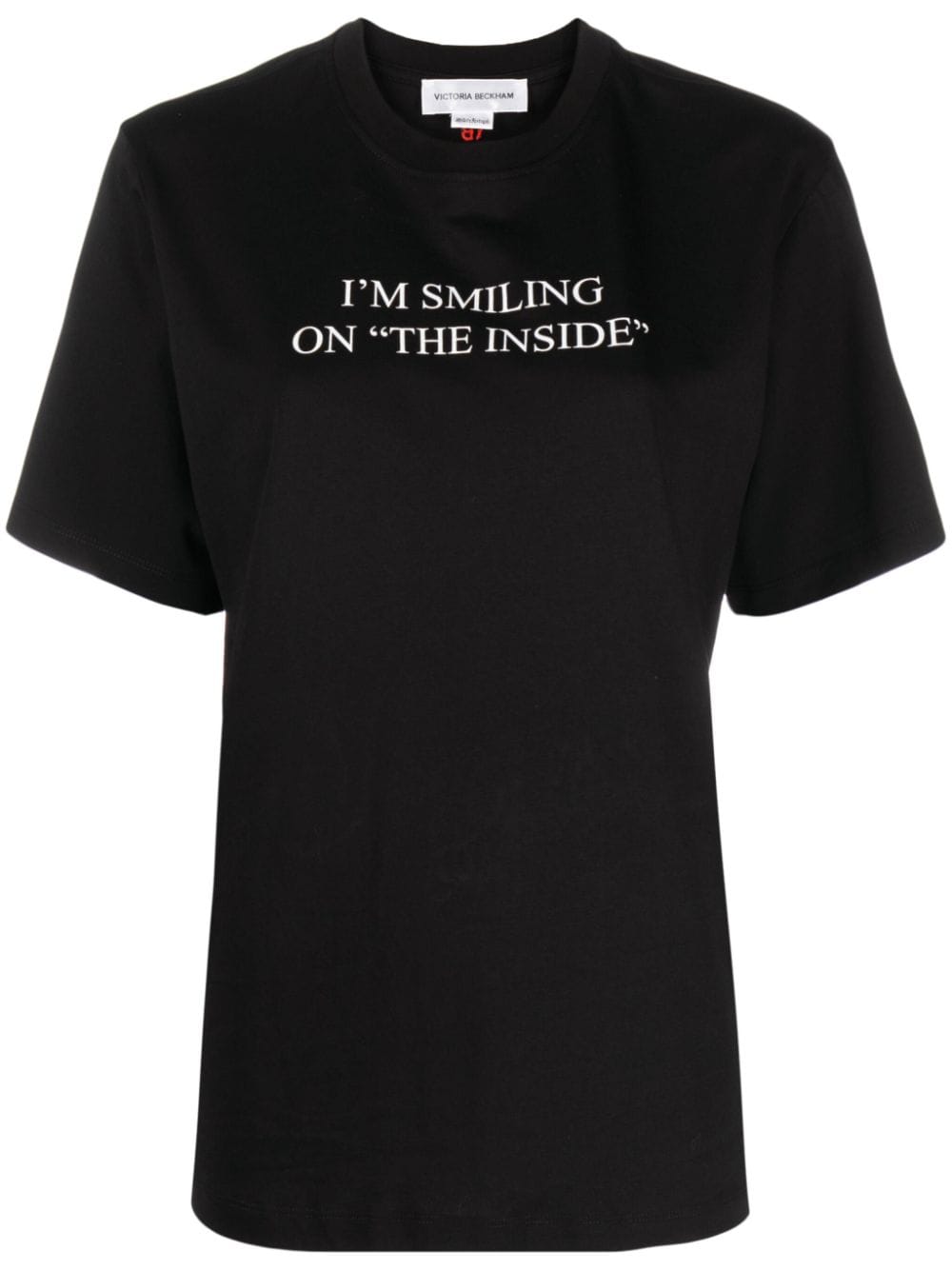 Victoria Beckham Black T-shirt Glam Steals