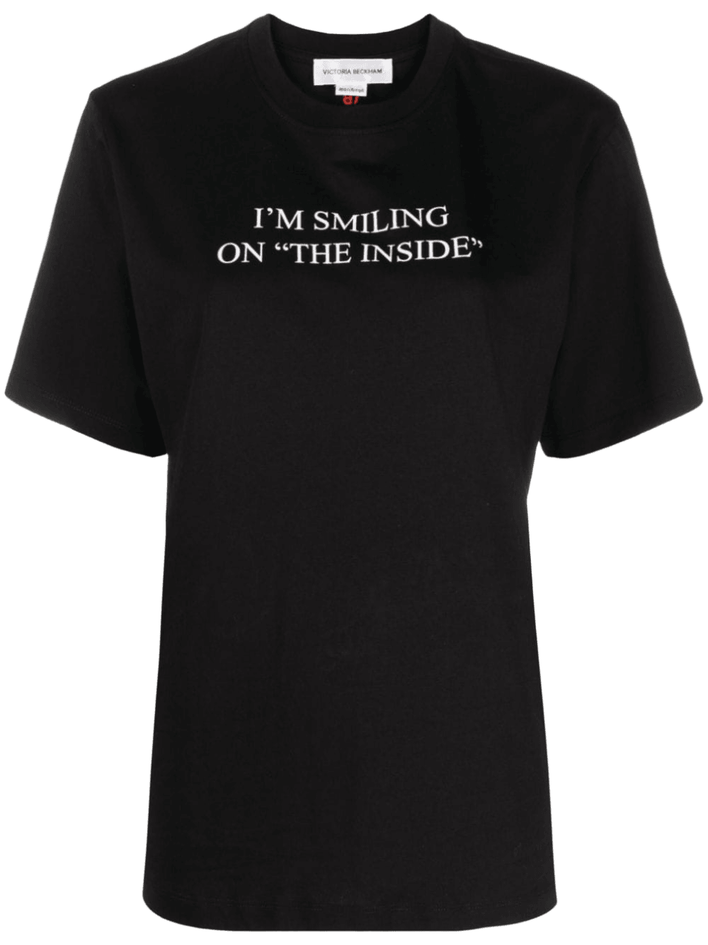 Victoria Beckham Black T-shirt Glam Steals