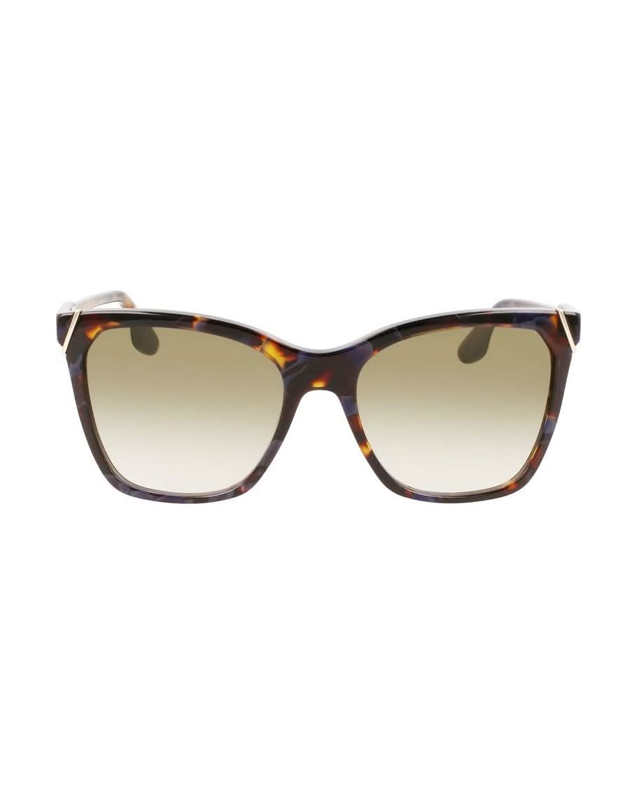 Victoria Beckham Blue Acetate Sunglasses Sunglasses