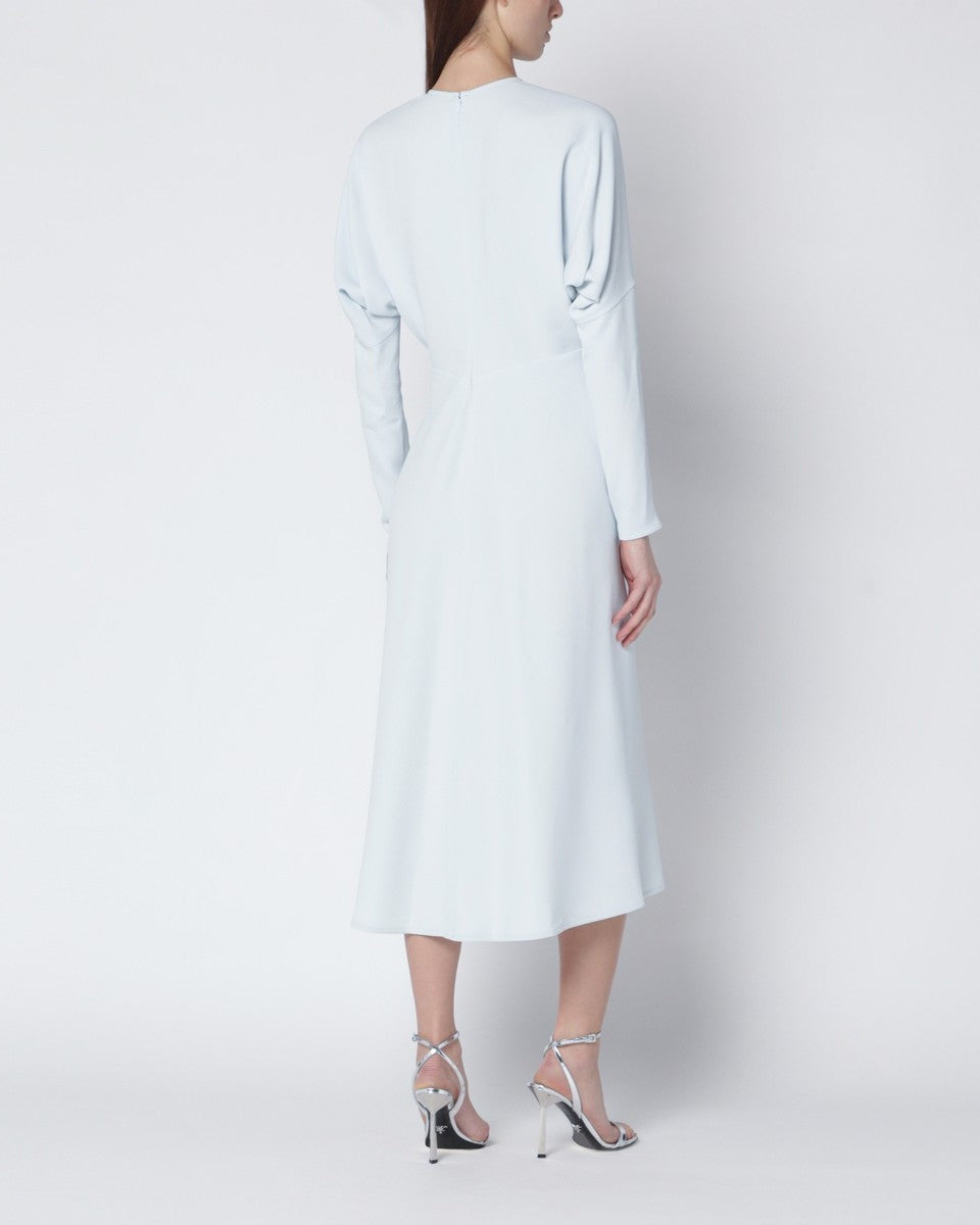 Victoria Beckham Blue Ice Dolman Midi Dress Glam Steals