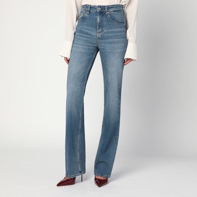 Victoria Beckham Blue Julia Jeans in Faded Glam Steals
