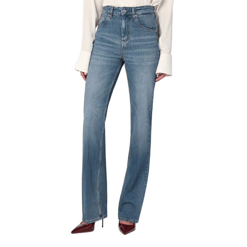 Victoria Beckham Blue Julia Jeans in Faded Glam Steals