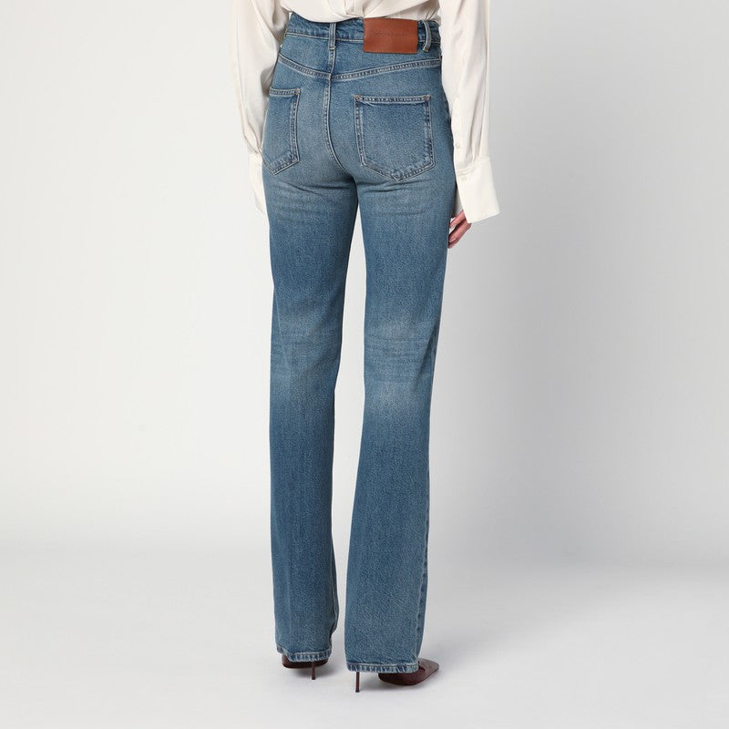 Victoria Beckham Blue Julia Jeans in Faded Glam Steals