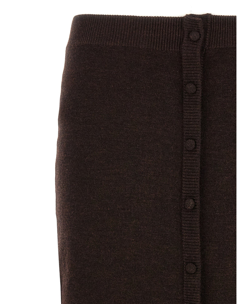 Victoria Beckham Bottoni Midi Skirt Glam Steals