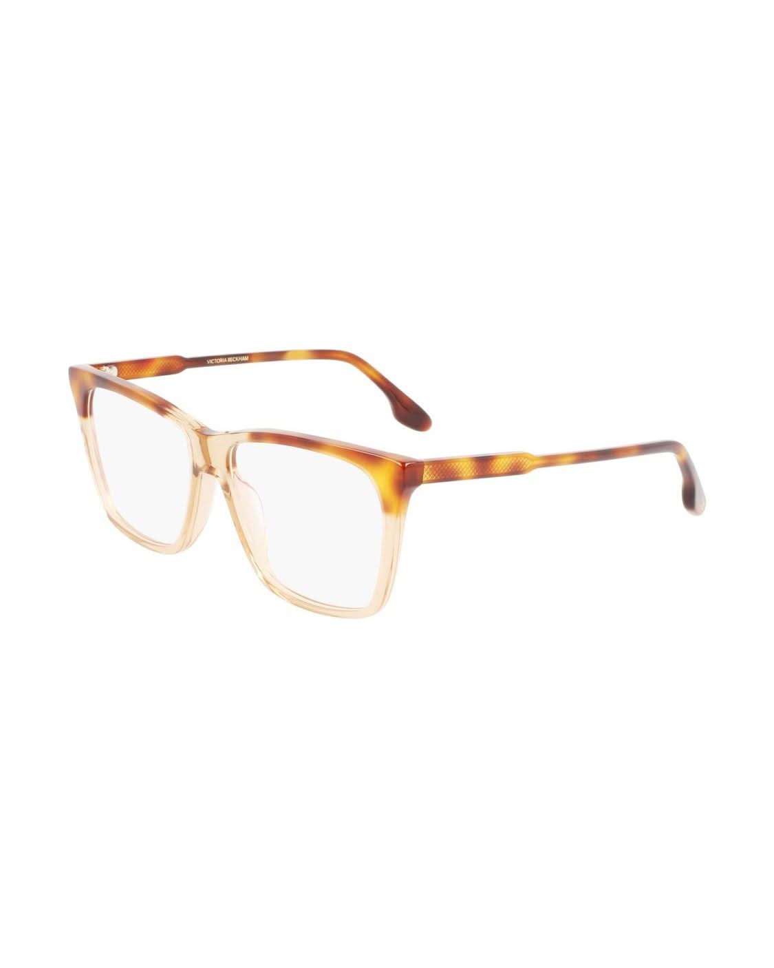 Victoria Beckham Brown Acetate Frame Eyeglasses