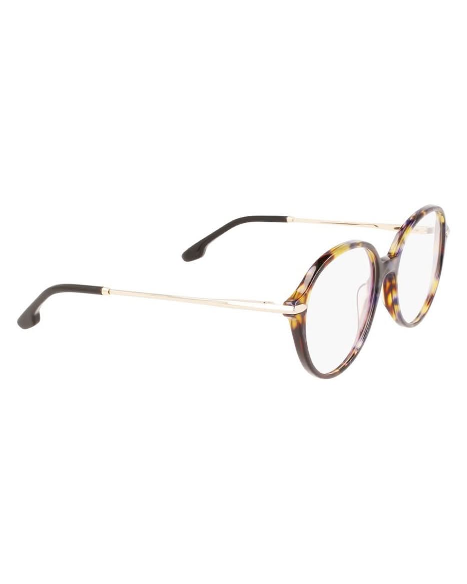 Victoria Beckham Brown Acetate Frame Eyeglasses