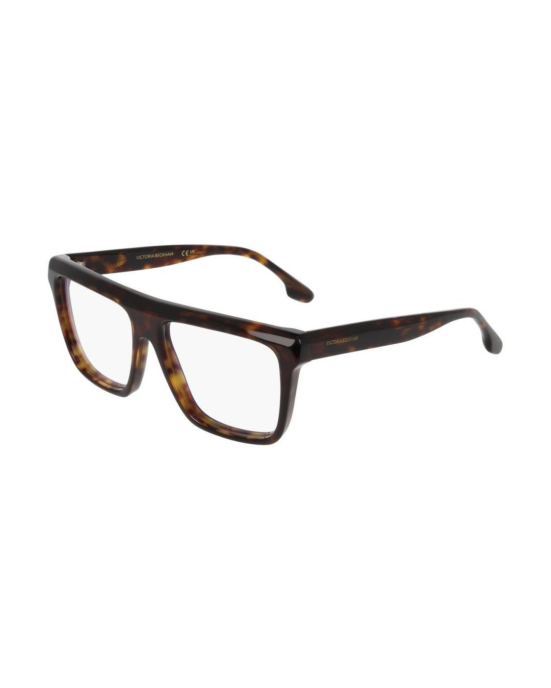Victoria Beckham Brown Acetate Optical Frame Eyeglasses
