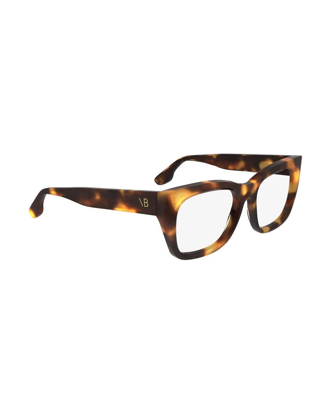 Victoria Beckham Brown Acetate Optical Frame Eyeglasses