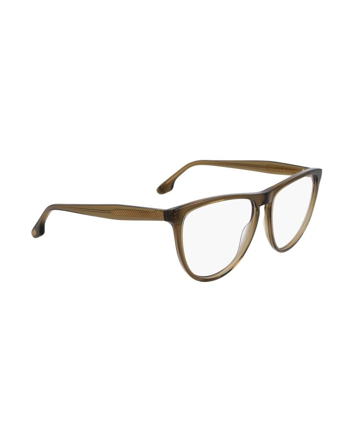 Victoria Beckham Brown Acetate Optical Frame Eyeglasses