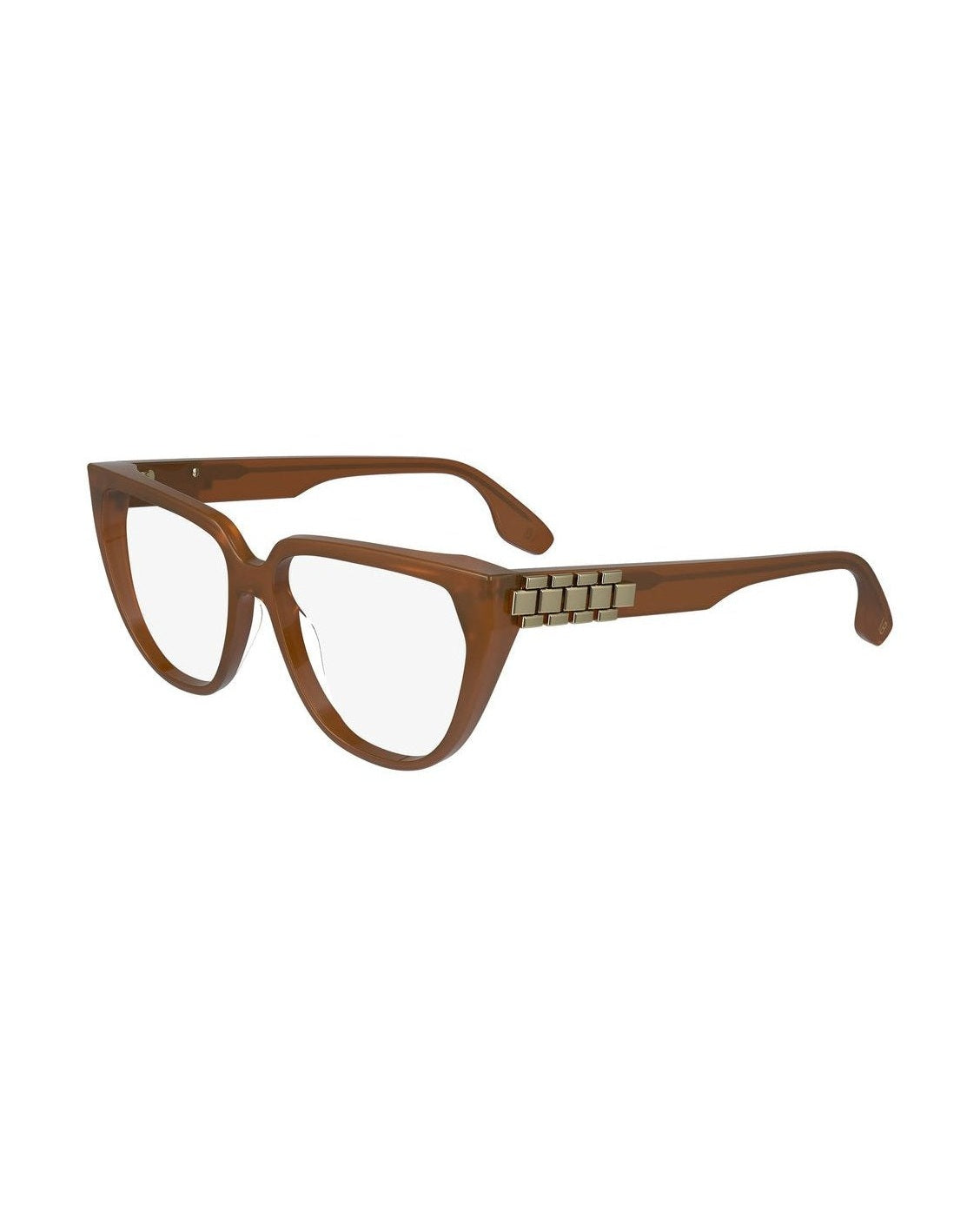 Victoria Beckham Brown Acetate Optical Frame Eyeglasses