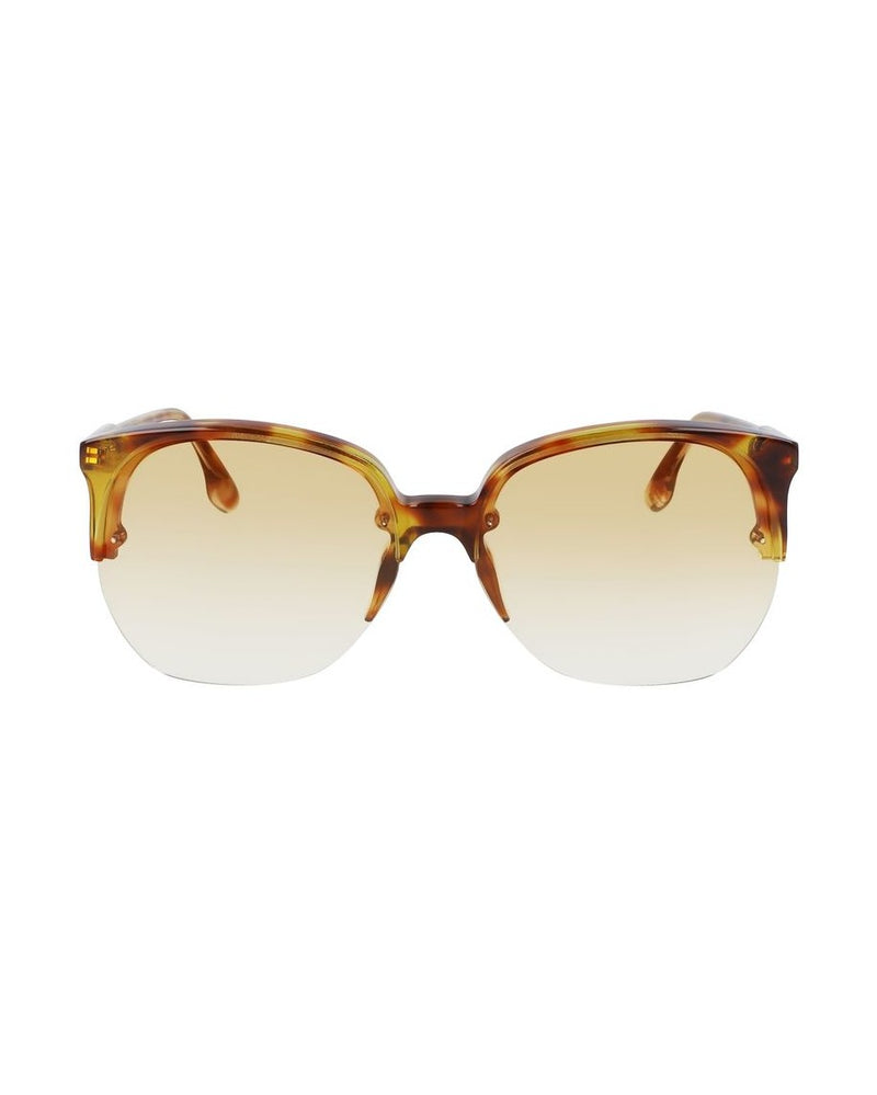 Victoria Beckham Brown Acetate Sunglasses Sunglasses