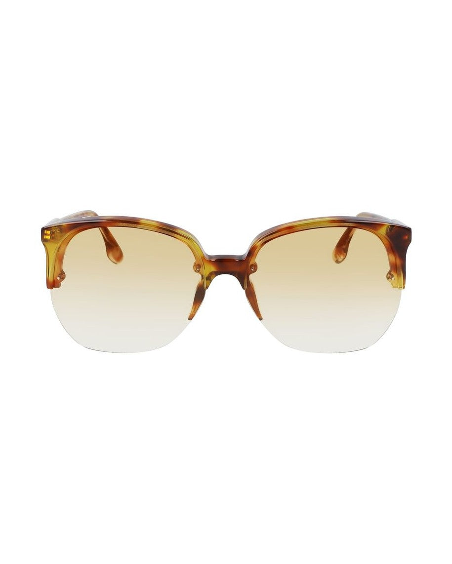 Victoria Beckham Brown Acetate Sunglasses Sunglasses