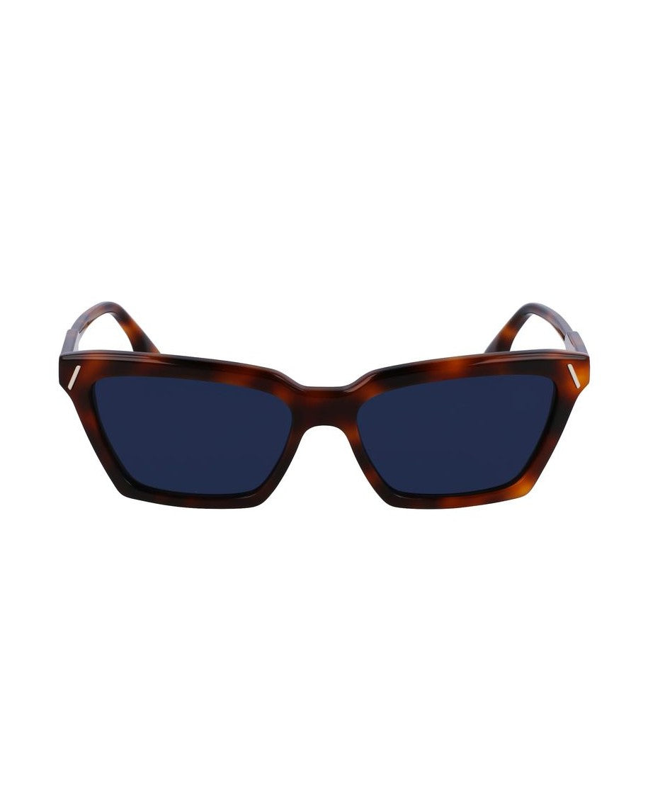 Victoria Beckham Brown Acetate Sunglasses Sunglasses