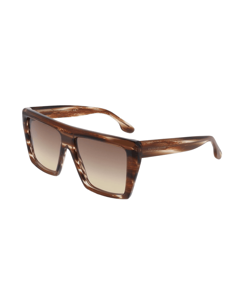 Victoria Beckham Brown Acetate Sunglasses Sunglasses