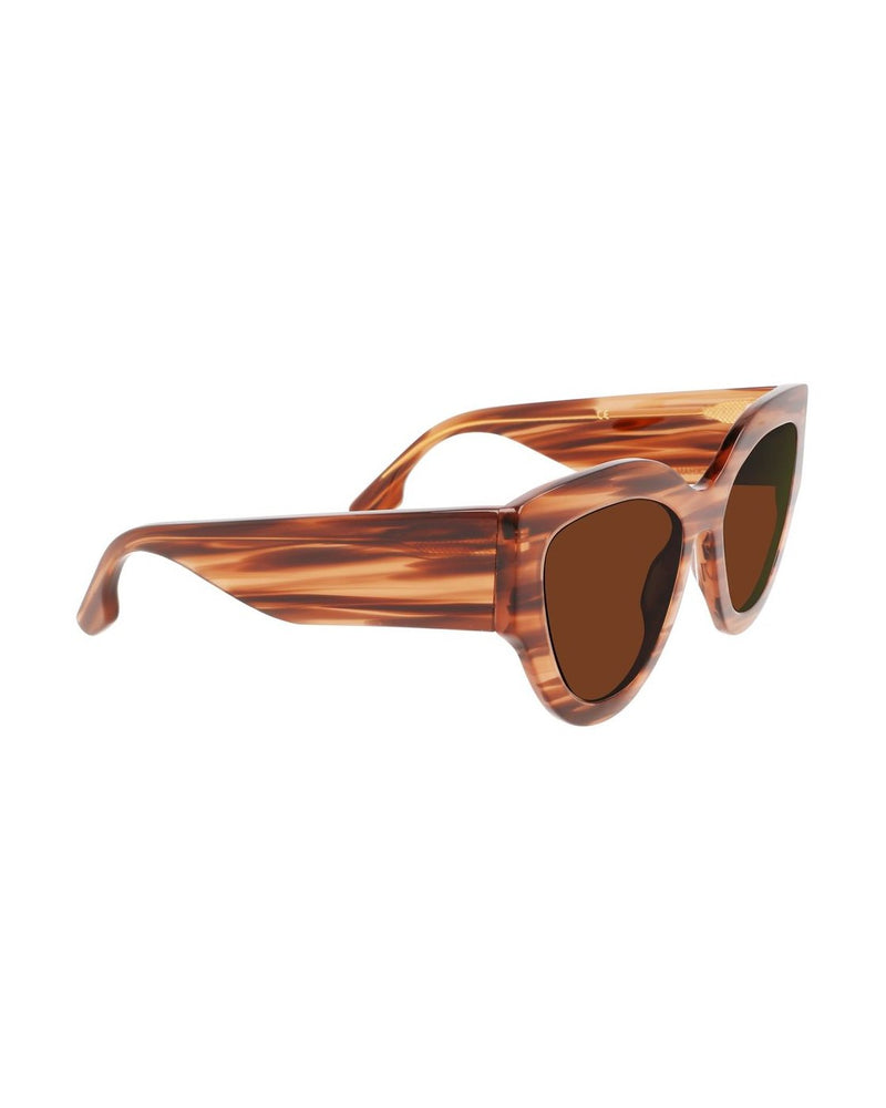 Victoria Beckham Brown Acetate Sunglasses Sunglasses