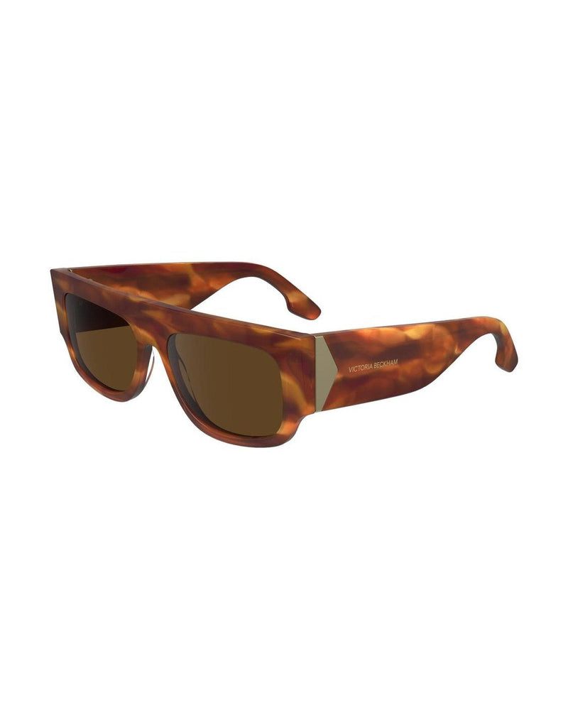 Victoria Beckham Brown Acetate Sunglasses Sunglasses