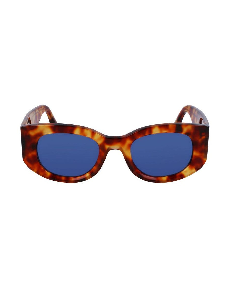 Victoria Beckham Brown Acetate Sunglasses Sunglasses