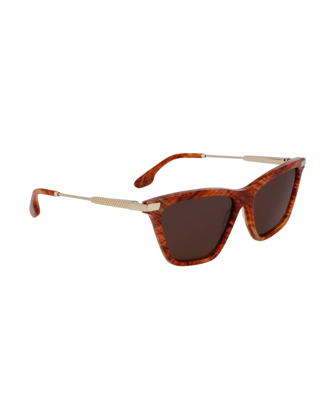 Victoria Beckham Brown Acetate Sunglasses Sunglasses