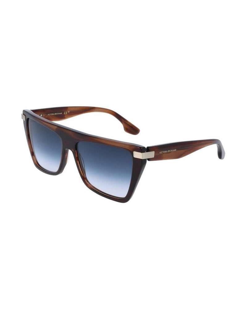 Victoria Beckham Brown Acetate Sunglasses Sunglasses
