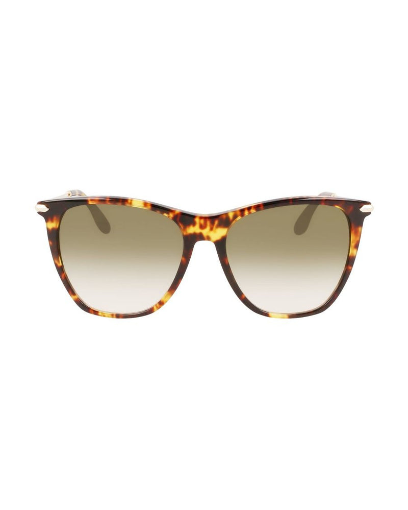 Victoria Beckham Brown Acetate Sunglasses Sunglasses