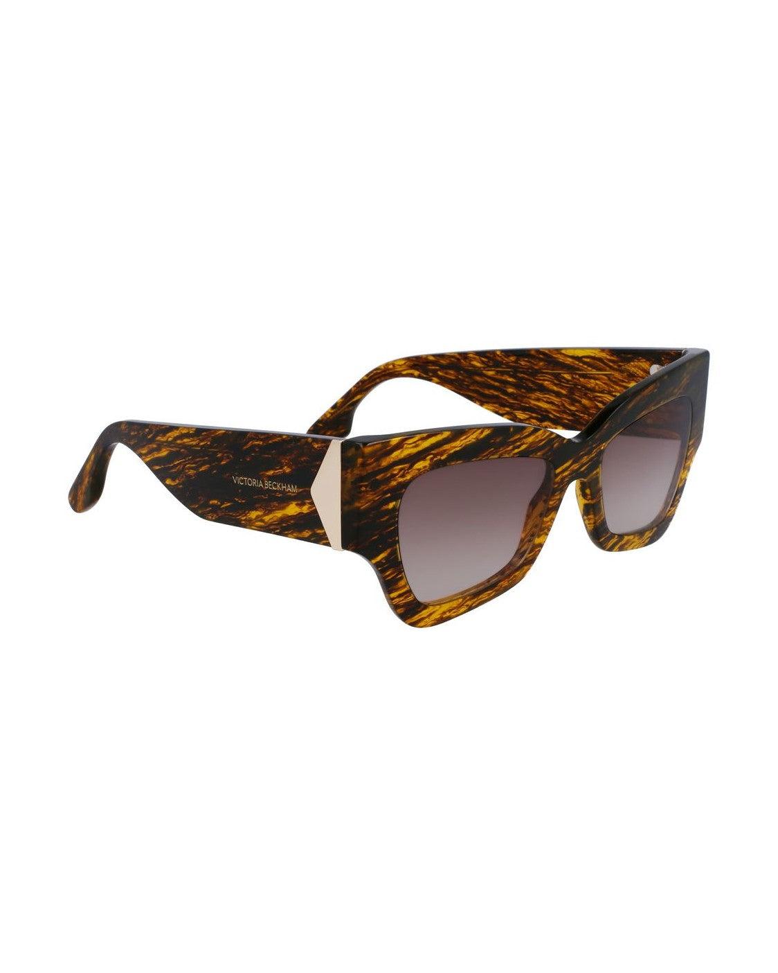 Victoria Beckham Brown Acetate Sunglasses Sunglasses