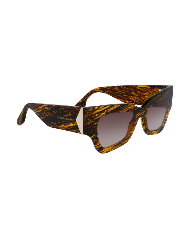 Victoria Beckham Brown Acetate Sunglasses Sunglasses