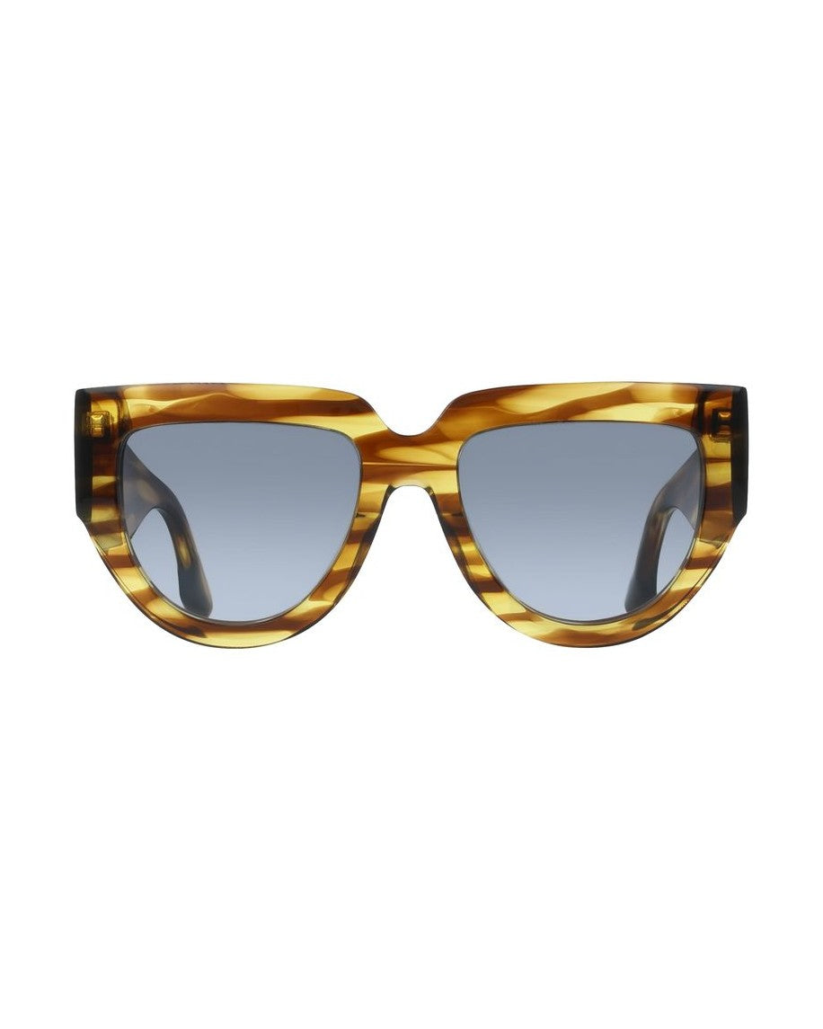 Victoria Beckham Brown Acetate Sunglasses Sunglasses