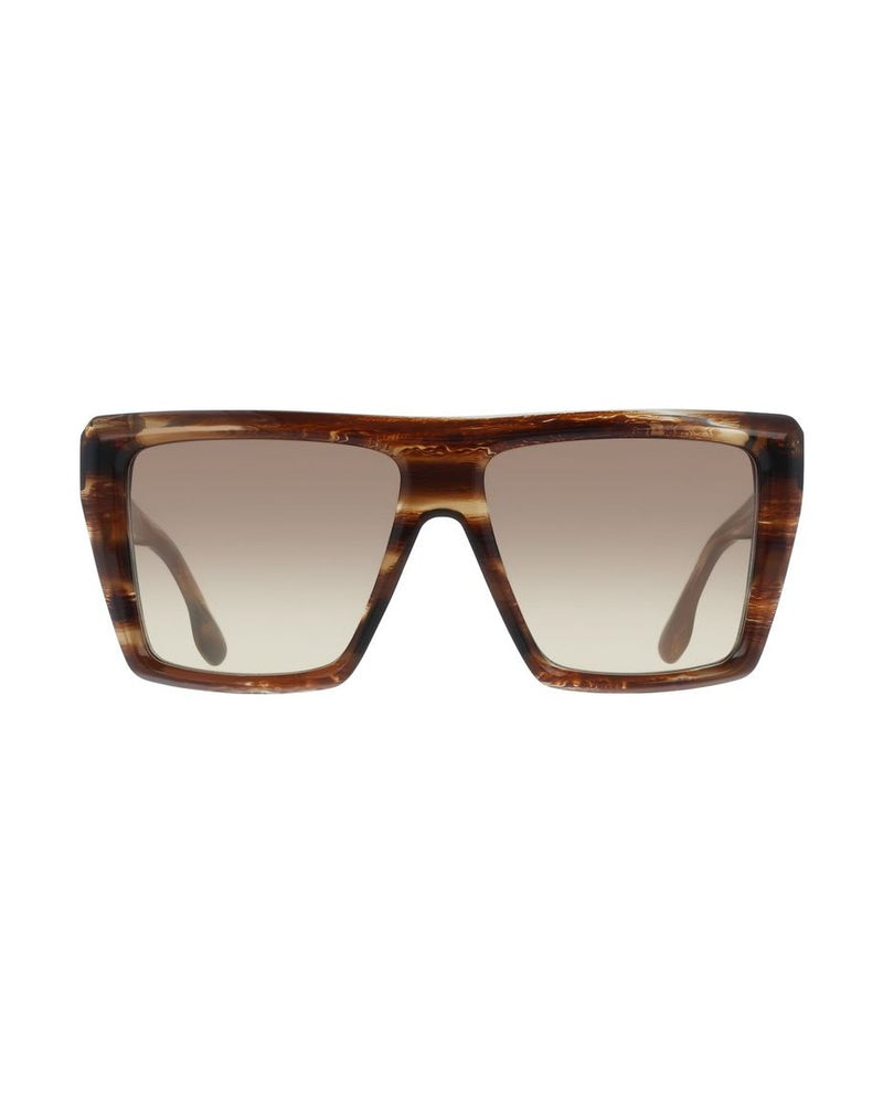Victoria Beckham Brown Acetate Sunglasses Sunglasses