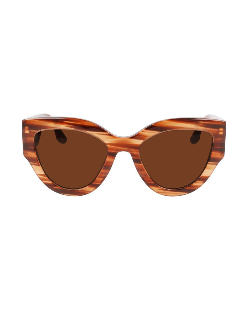 Victoria Beckham Brown Acetate Sunglasses Sunglasses