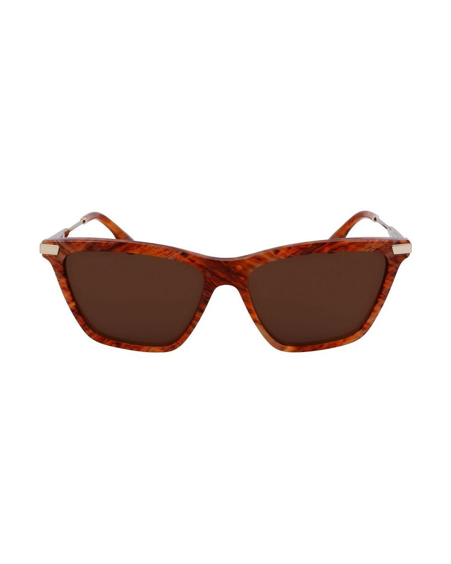 Victoria Beckham Brown Acetate Sunglasses Sunglasses