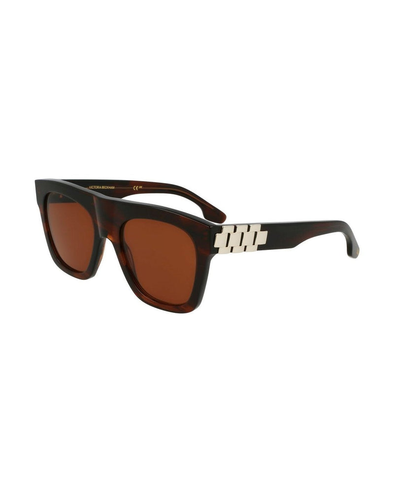 Victoria Beckham Brown Acetate Sunglasses Sunglasses