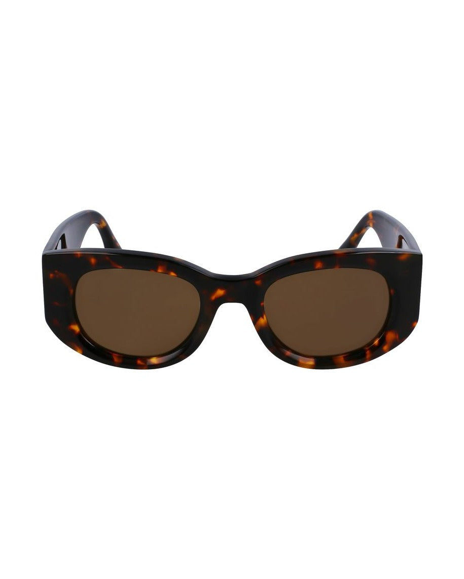 Victoria Beckham Brown Acetate Sunglasses Sunglasses