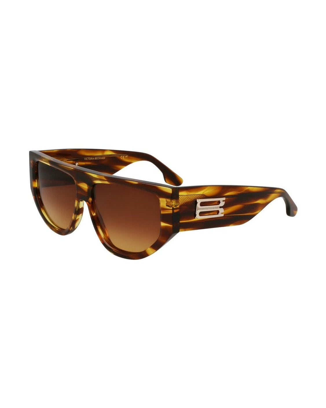 Victoria Beckham Brown Acetate Sunglasses Sunglasses