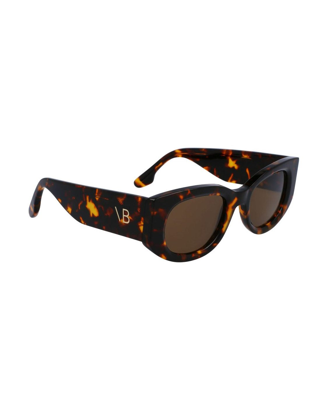 Victoria Beckham Brown Acetate Sunglasses Sunglasses