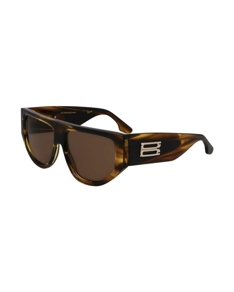 Victoria Beckham Brown Acetate Sunglasses Sunglasses