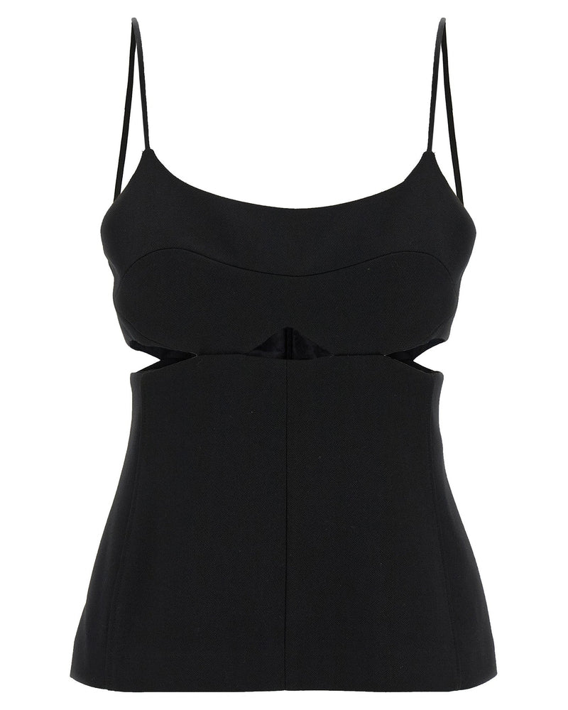 Victoria Beckham Cut Out Cami Top Glam Steals