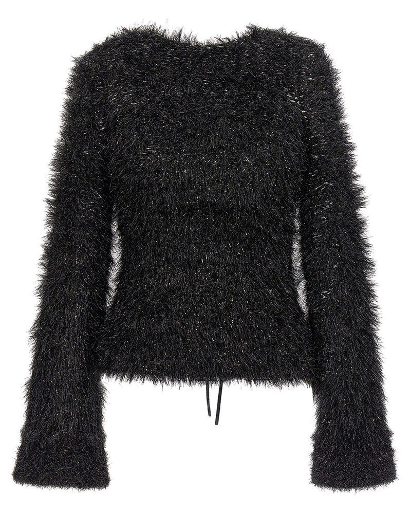 Victoria Beckham Cut Out Lurex Sweater Glam Steals